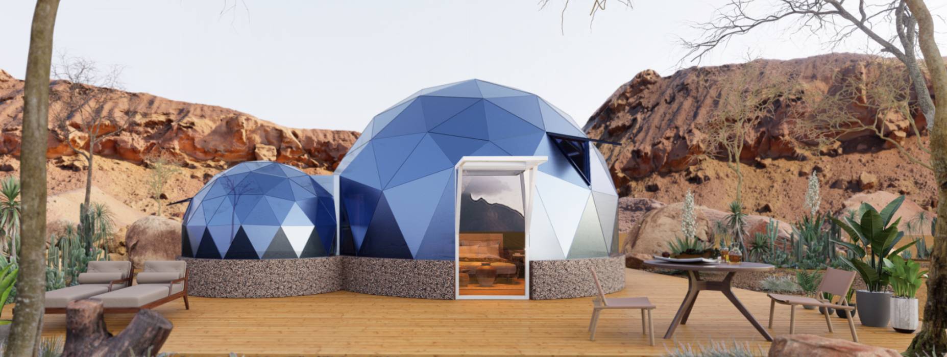 武陵区球形智能光伏玻璃星空房